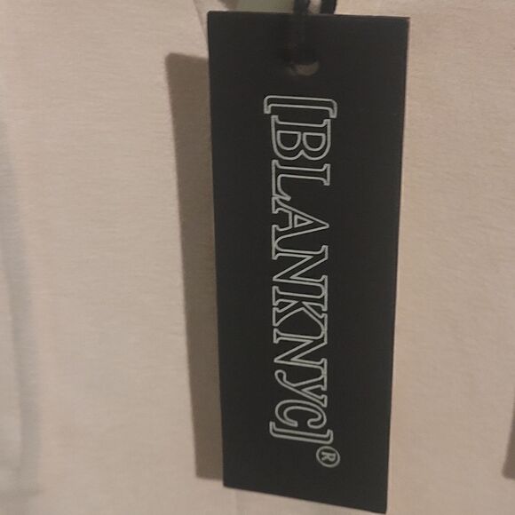 Blank NYC Faux Suede Utilty Women's Drawstring Waist Shirt Beige Jacket Small - Picture 9 of 13